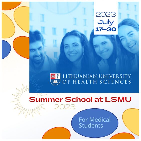Летняя школа для студентов-медиков в Литве