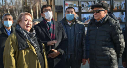 Закладка капсулы для потомков в новый учебный корпус КГМА.