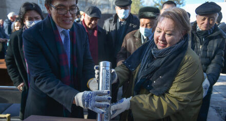 В фундамент нового корпуса КГМА заложили капсулу