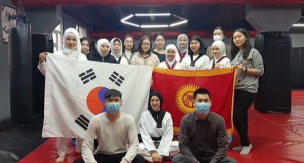 Студенты НОМУС КГМА провели мастер-класс тренерам и ученикам спортивного комплекса Bisport