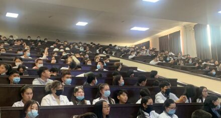 В КГМА прочитали лекцию для учащихся лицея вуза