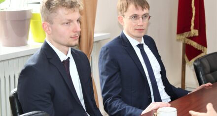 В КГМА прибыл представитель университета Цвикау, Германия, профессор Том Шаал