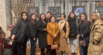 Студенты фармацевтического факультета посетили Кыргызский драматический театр им. Т. Абдымомунова.