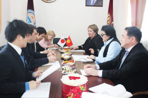 В КГМА состоялась встреча  с представителями проекта  JICA