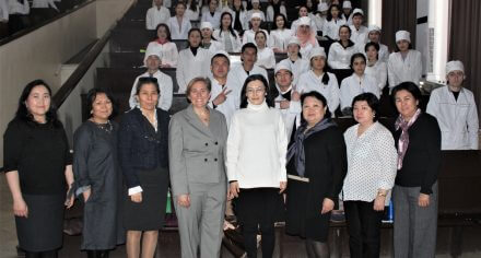 В КГМА прочитала лекцию ученая из США Джилл Мессинг