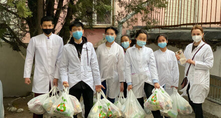Students of the I. Akhunbayev KSMA contribute to the fight against tuberculosis