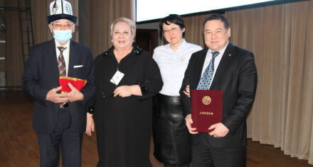 At the next meeting of the Academic Council of the KSMU  a solemn presentation was held