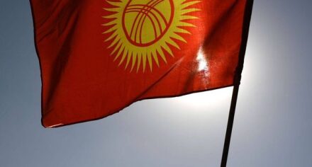 Иностранные студенты КГМА и сотрудники кафедры детских инфекционных болезней поздравляют с Днем государственного флага КР