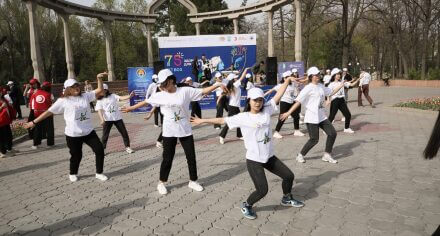 Студенты КГМА участвовали в спортивно-информационной акции