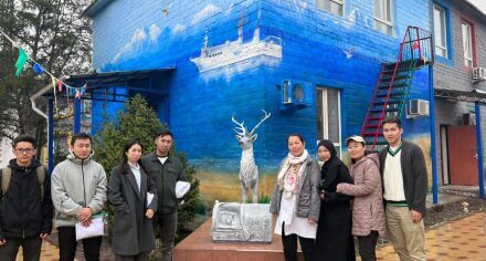 Студенты КГМА посетили детский дом малютки в Бишкеке