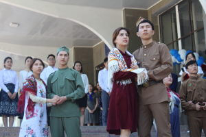 В КГМА поздравили тружеников тыла и участника ликвидации последствий Чернобыльской АЭС