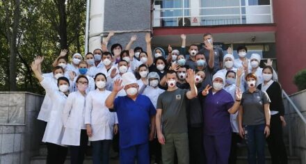 Ординаторы КГМА трудятся в Республиканской инфекционной больнице