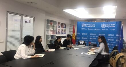 Сотрудники КГМА встеритились с представителями ВОЗ офиса в КР