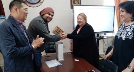 Ректораттын Чыгыш Финляндия университетинин окутуучусу менен жолугушуусу