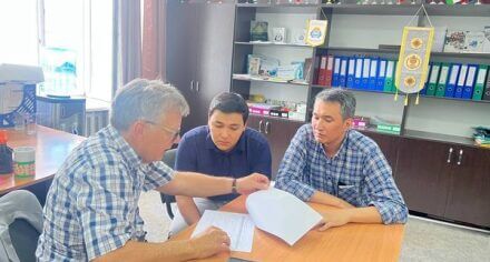 В КГМА прибыл инженер наук из Германии