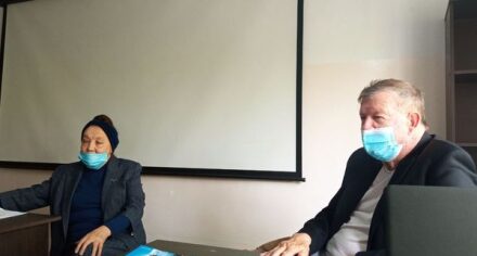 В Медакадемию прибыл эксперт из Германии чтобы преподавать медицинский английский преподавателям вуза