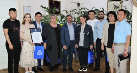 Состоялась встреча ректора КГМА с заслуженным врачом РФ О.Топольницким