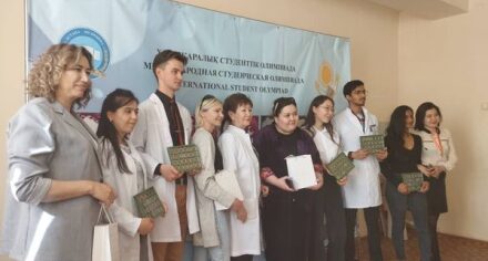 Студенты Медакадемии Кыргызстана приняли участие в студенческой олимпиаде-2023 «Жузден жуйрiк”
