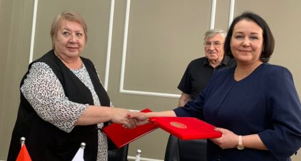 Рабочая встреча и подписание договора о научном сотрудничестве в области геронтологии и патофизиологии