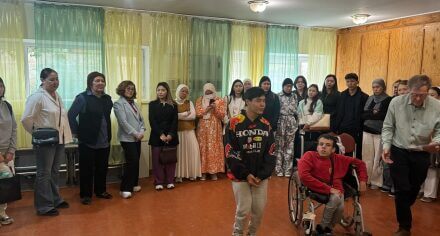 ﻿«Умут» балдар реабилитациялык борборуна визит