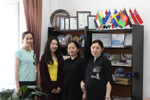 Four doctoral students from Kazakhstan are undergoing an internship at KSMA