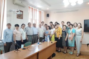 A professor from Germany gave a lecture at the remote center of KSMA