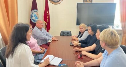 Встреча ректора с работающими в КГМА экспертами из Германии