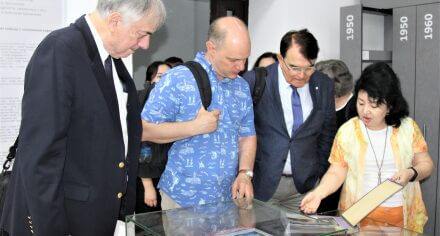 В КГМА прошла открытая лекция профессоров из Гарвардской медицинской школы общественного здравоохранения