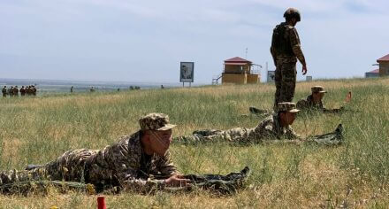 Учебные стрельбы курсантов КГМА