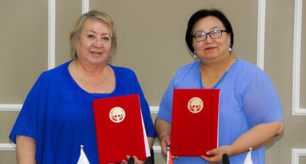 И.К.Ахунбаев атындагы КММА КЫРГЫЗПАТЕНТ МЕНЕН ӨЗ АРА КЫЗМАТТАШУУ БОЮНЧА МЕМОРАНДУМГА КОЛ КОЮШТУ