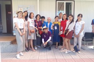 KSMA students participated in the health fair in Bishkek residential complexes