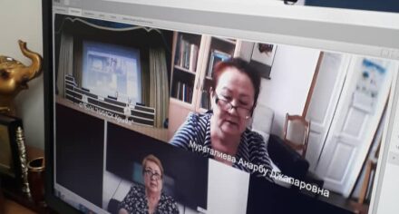 Ректор КГМА, профессор Индира Кудайбергенова выступила во Втором пленарном заседании