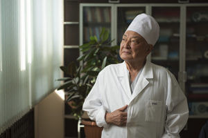 Academician Mambet Mamakeev celebrates his ninety-first birthday