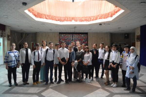 A new production based on the novel by Ch.Aitmatov was seen by lyceum students of the Medical Academy of Kyrgyzstan
