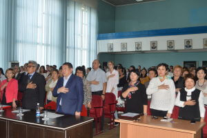 An evening dedicated to the holiday of the state language was held in the Medical Academy