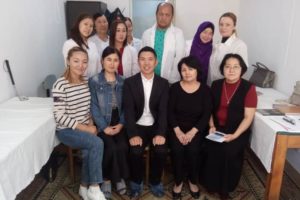 Senior lecturer of the Japanese university Hiroshi Kondo visited the Medical College at KSMA
