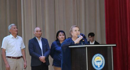 В КГМА состоялась встреча студенческого сената с первокурсниками.