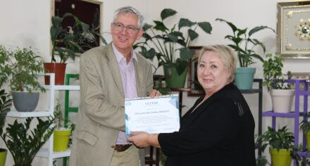 Профессор Маттис Брайдерт выступил с лекциями перед студентами КГМА