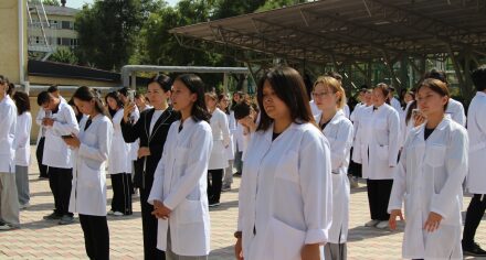 Мамлекеттик тил күнүнө карата флешмоб