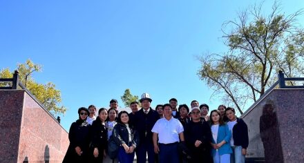 Выезд сотрудников и студентов КГМА в Мемориальный комплекс «Ата-Бейит»