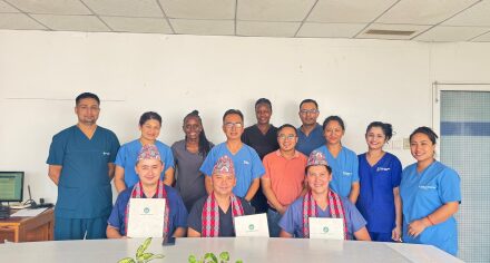 KSMA employees completed an internship in ERCP in Nepal