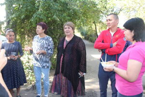 Representatives of the KCMA provided assistance to the guests of the Bishkek Institution for the Elderly