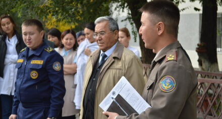 В КГМА прошло учение «Снижение риска бедствия»