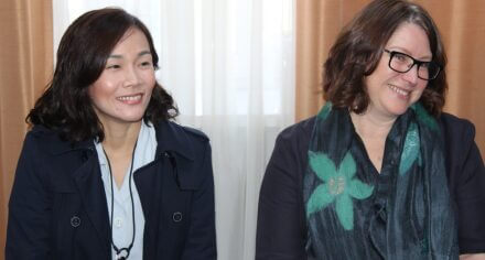 КММАнын ректору Индира Кудайбергенова Оксфорд университетинин окумуштуулары менен жолугушту