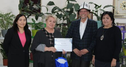 КММАнын ректору Германиядан келген эксперт менен жолугушту