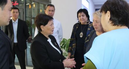 Министрлер Кабинетинин Төрагасы А.Жапаров КММАнын Республикалык диагностикалык борборуна келди