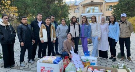 КММАнын студенттеринин кайрымдуулук иш-чарасы