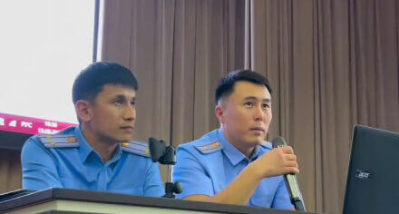 Ички иштер башкармалыгы КММАнын студенттери үчүн тарбиялык лекция окушту