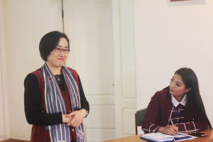 South Korean professor Sungju Lim delivered a lecture to the students of the HNE