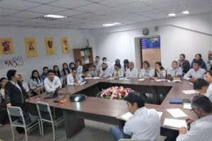 J. Sarkulova from M. Ospanov Medical University gave lectures at KSMA